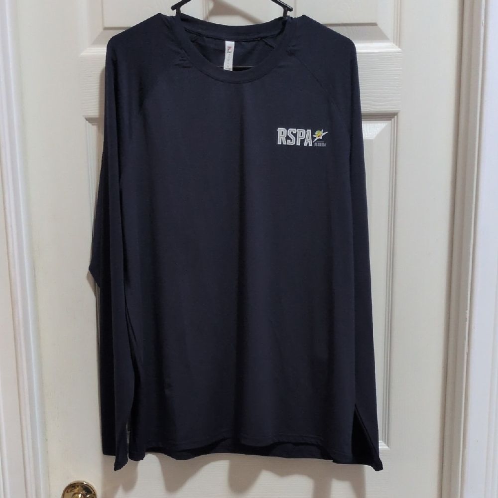 Fila Tennis Men's Navy Long Sleeve Performance Energy & UV Shirt Size Large
